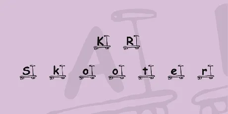 KR Skooter font