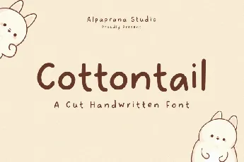 Cottontail – Handwritten font