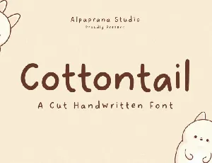 Cottontail – Handwritten font