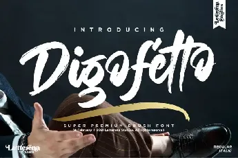 Digofetto Brush font