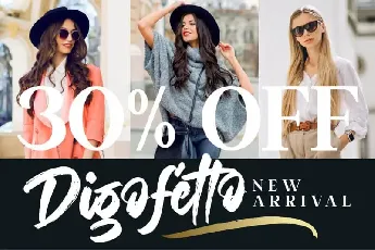 Digofetto Brush font