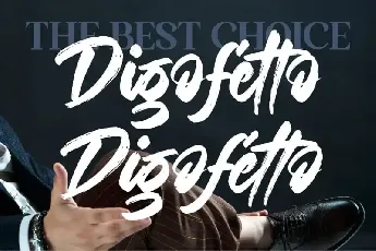 Digofetto Brush font