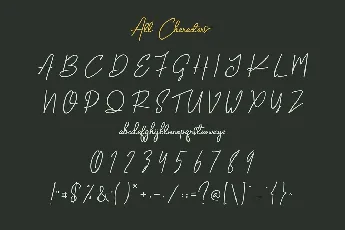 Handletter font