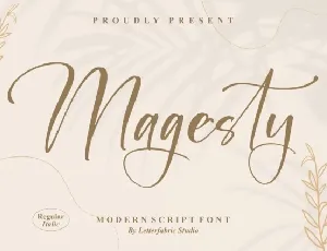 Magesty Script font