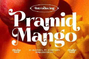 Pramid Mango font