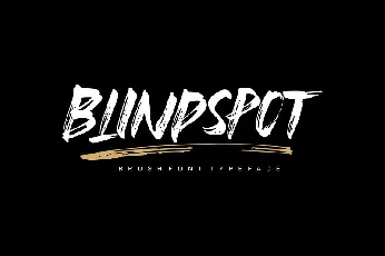 Blindspot Brush font