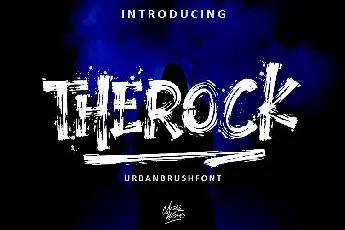 Therock Urban Brush font