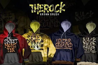 Therock Urban Brush font