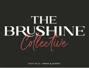 Brushine Collective Duo font