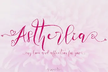 Astherlia font