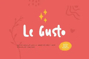 Le Gusto font