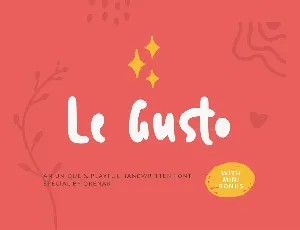 Le Gusto font