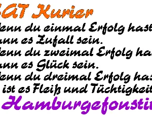 CAT Kurier font