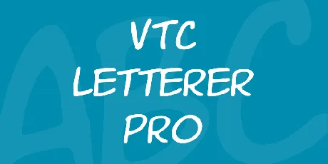 VTC Letterer Pro font