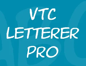 VTC Letterer Pro font