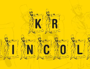 KR Lincoln font