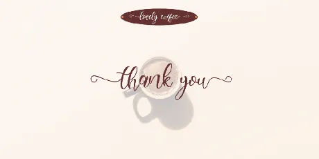 Lovely Coffee font