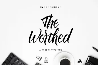 The Worthed font