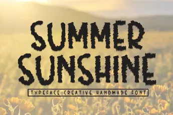 Summer Shunshine Display font