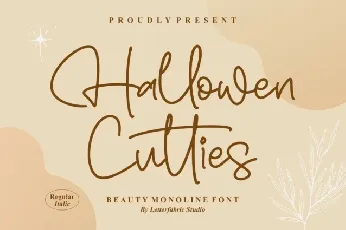 Hallowen Cutties font