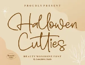 Hallowen Cutties font