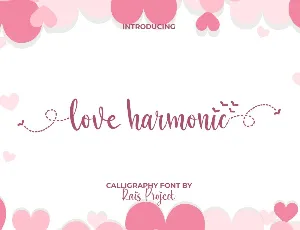 Love Harmonic Demo font