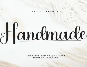 Handmade Script Typeface font