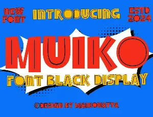 MUIKO font