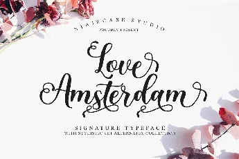 Love Amsterdam Calligraphy Script font