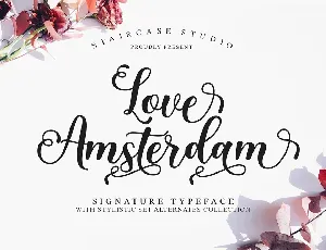 Love Amsterdam Calligraphy Script font