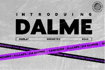 Dalme font