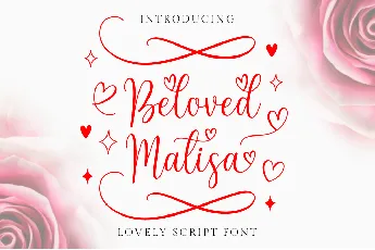 Beloved Matisa Demo font