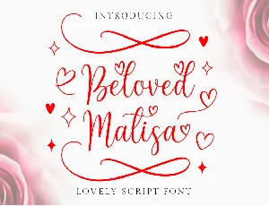 Beloved Matisa Demo font