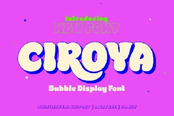 Ciroya font