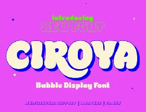 Ciroya font