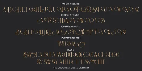 Supremely Luxurious Demo font