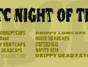 VTC Night Of The font