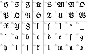 Wieynk Fraktur font