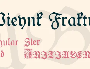 Wieynk Fraktur font