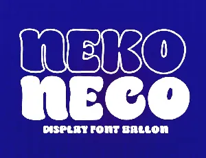 Neko Neco font