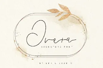 Overa Demo font