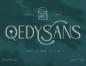 Qedysans font