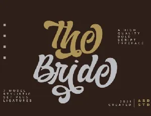 The Bride font