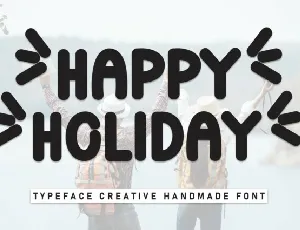 Happy Holiday Script font