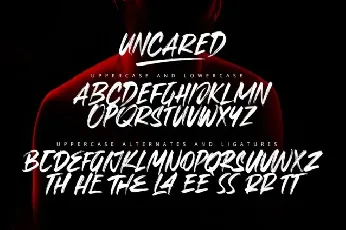 Uncared font