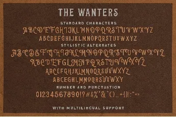 The Wanters Serif Display Typeface font