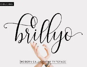 Brillyo Script font