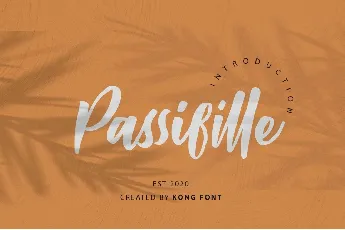 Passifille font