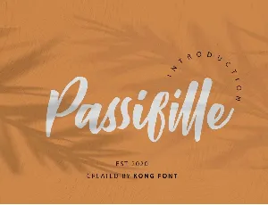 Passifille font