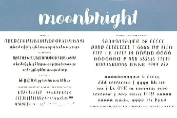 Moonbright font